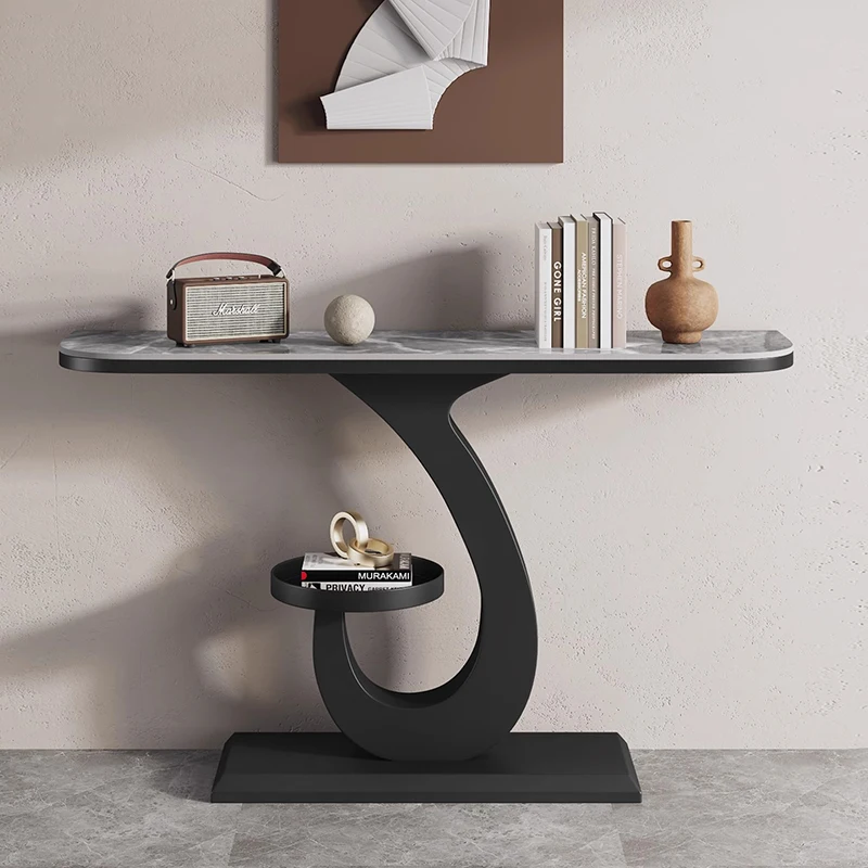 طاولات كونسول فاخرة بتصميم درج حديث ومداخل زخرفية لتخزين الطاولة وأثاث غرفة المعيشة