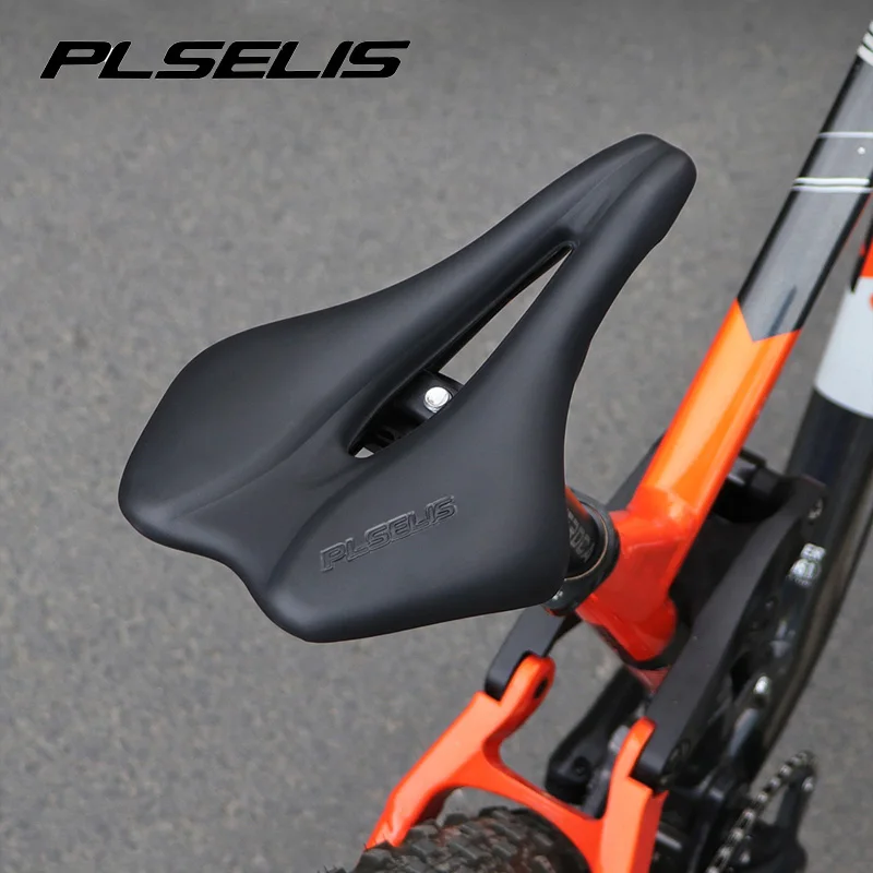 

MEROCA MTB Road bike saddle shock absorbing comfortable Bicycle saddle for men ergonomic 149mm wide BMX racing Cycling Saddle