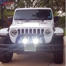 Nilight Pro Series 5.7 Inch Round LED Driving Offroad Light 50W 6500LM Spot & Flood Beam, IP68 Off-Road Light with 16AWG DT Wiring Harness for ATV, UTV, SUV, Motorcycle, Truck & Boat