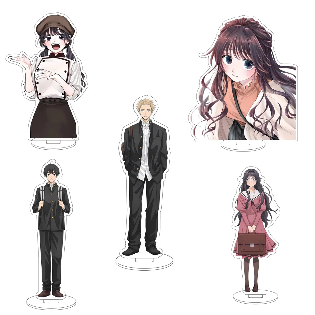 Anime de 16 cm ‌ Figura Acrílica Decorativa de Tsumugi Rintarō y Waguri Kaoruko de The Fragrant Flower Blooms With Dignity, Regalos