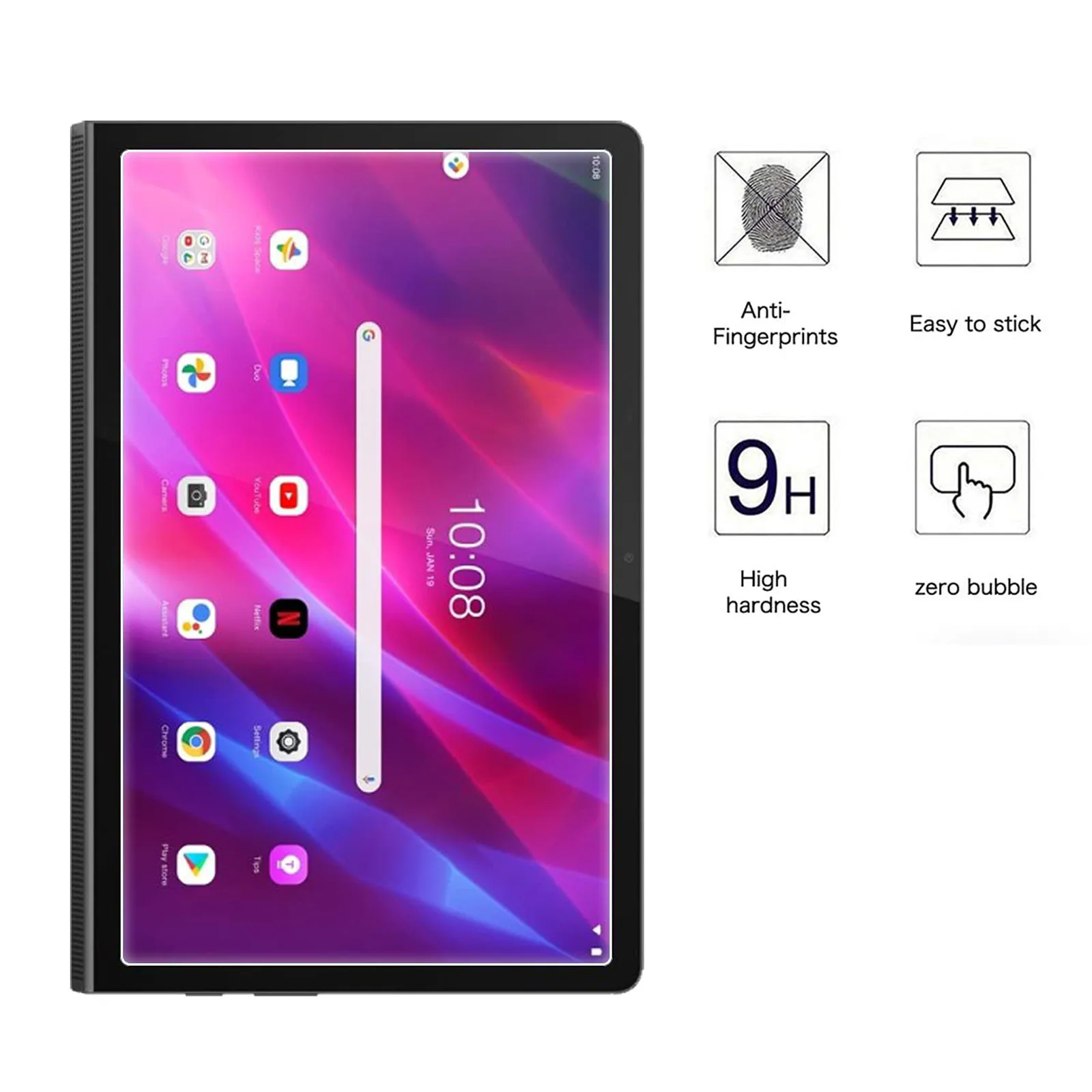 

Screen Protector For Lenovo Yoga Tab 11 Bubble Free Tempered Glass Screen Protector Lenovo YT-J706F HD 9H Hardness Ultra Clear