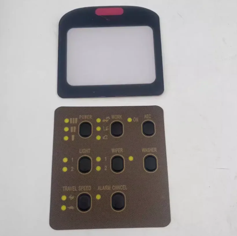 

Excavator Cab Display Button Accessories Meter Sticker Excavator Accessories For CATERPILLAR CAT E312 320 330V1V2BCD