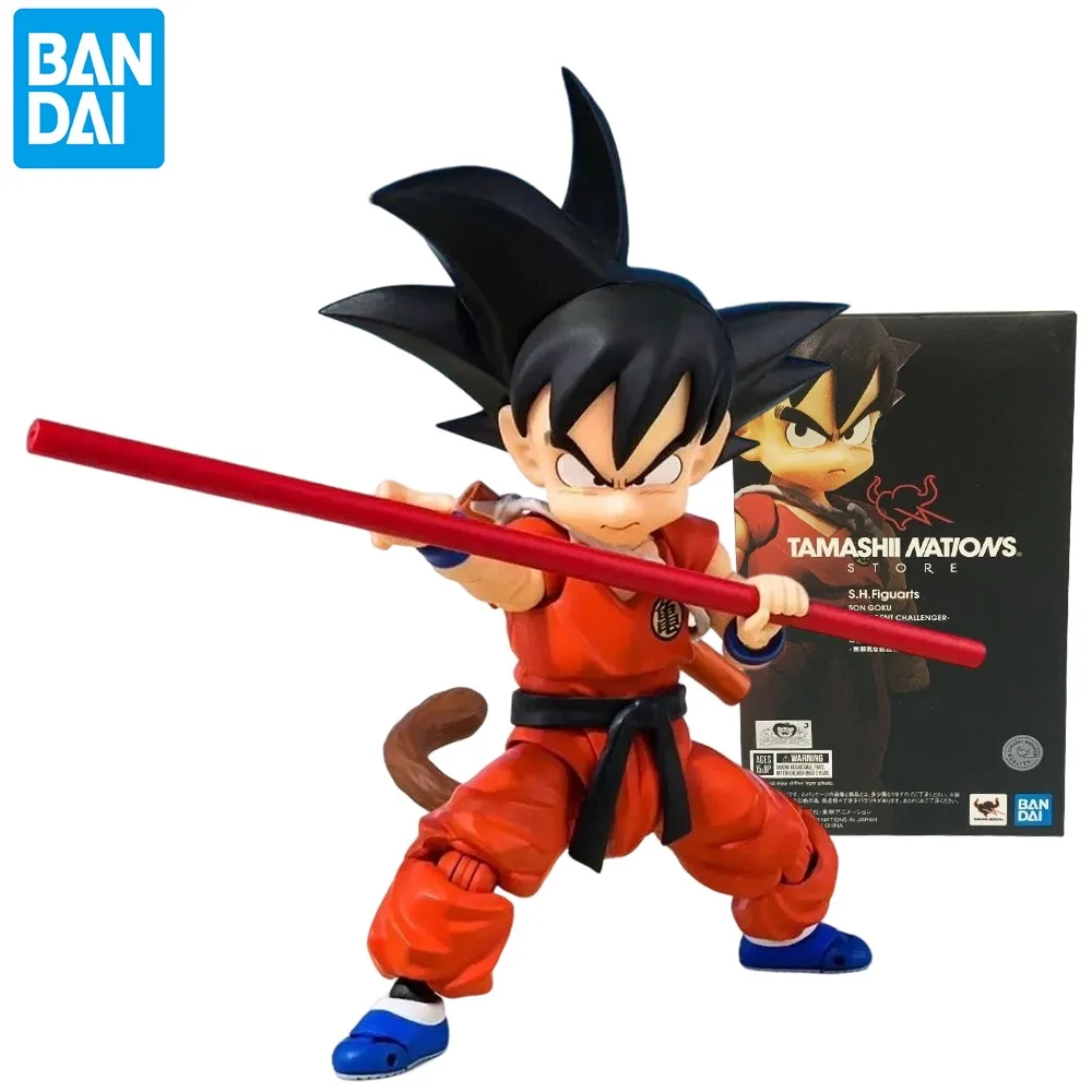

Original In Stock BANDAI SHFiguarts TNST Anime Dragon Ball Innocent Challenger Son Goku Action Figure Model Genuine Boxed Toy