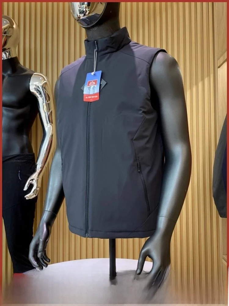 

Мужской хлопковый жилет Thiened для улицы, спортивный повседневный осенне-зимний ветрозащитный водонепроницаемый воротник-стойка, модный городской Sle