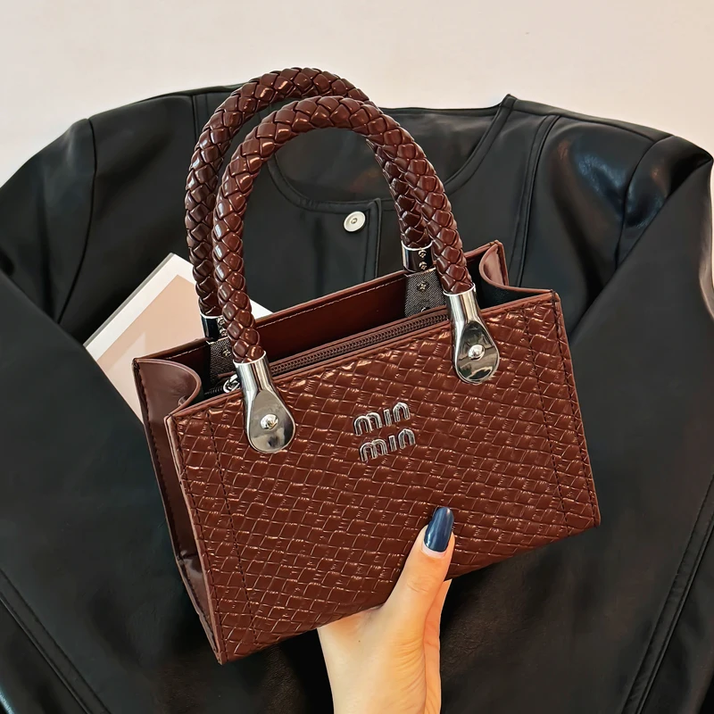 

Popular Tote Bags Women's Leather Handbags Elegant Style By Luxury Brand High-Quality Material