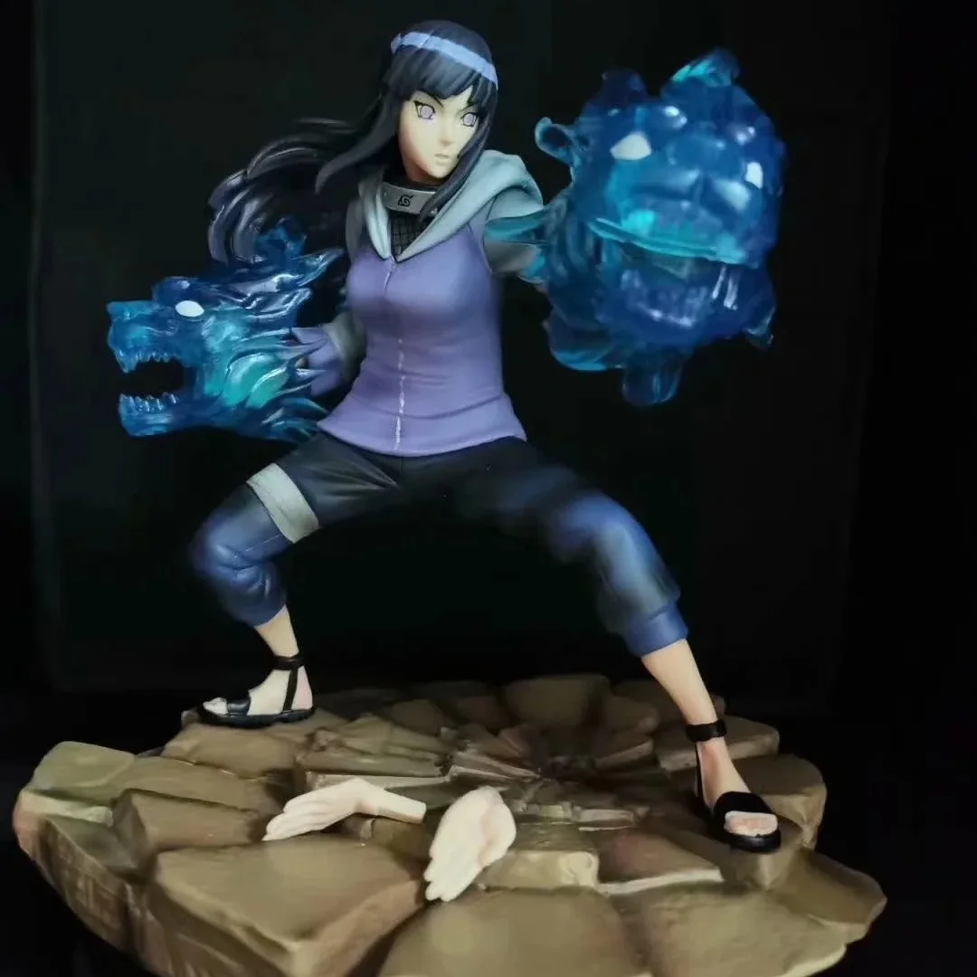 

Anime Naruto Hinata Hyuga GK Juho Soshizukon Fighting PVC Action Figure Collectible Model Doll Toy 23CM