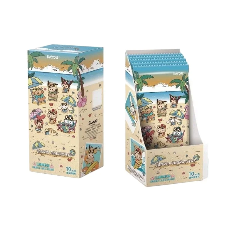In Stock Kayou×Sanrio Characters Collectible Cards Beach Series Photo Trading Toys Cards Pack Surprise Toys Card