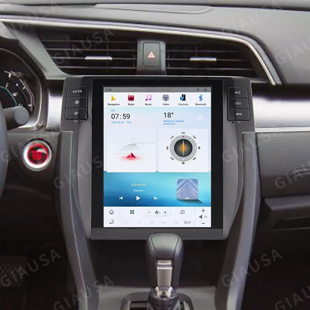 

Автомобильный радиоприемник Android 13 для Honda Civic 2016-2020 Автомобильный мультимедийный плеер GPS-навигация Беспроводной Carplay 4G Android Авто головное устройство