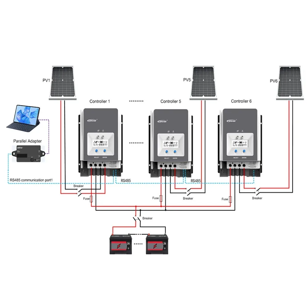 Imagem -02 - Controlador Carga Solar Mppt Epever 50a 60a 80a 100a Mppt Controlador de Carga Solar 12v 24v 36v 48v Auto Regulador de Bateria Solar Max pv 150vdc 200vdc Tracer an Controlador Solar Mppt Controlador de Carga Mppt