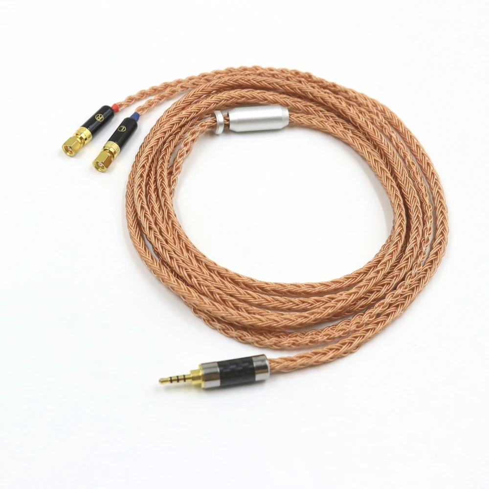 

16 Core OCC Single Crystal Copper Headphone Upgrade Replace Cable For (Screw) Hifiman HE6 HE5 HE400 HE500 HE600 HE300