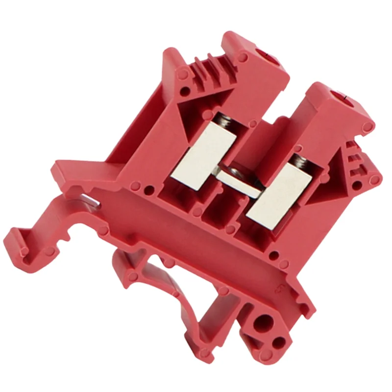 AT02-DIN Rail UK2.5B Square Universal Screw Connector 100 Pcs Terminal Block Clamp Connector