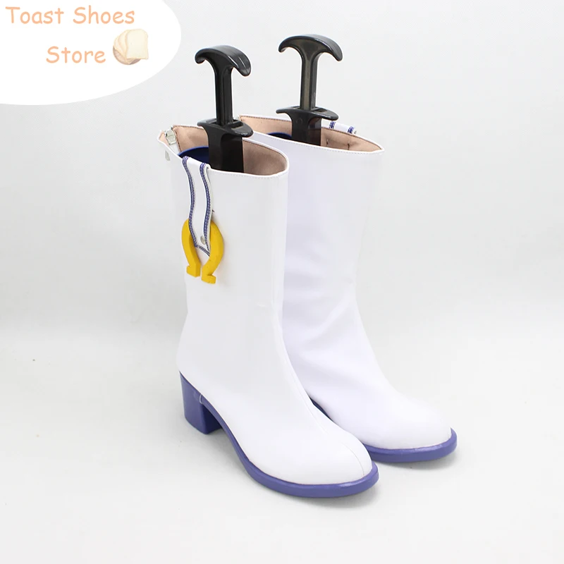 Game Umamusume: Pretty Derby Daiwa Scarlet Cosplay Shoes Halloween Carnival Boots Cosplay Prop PU Leather Shoes Costume Prop