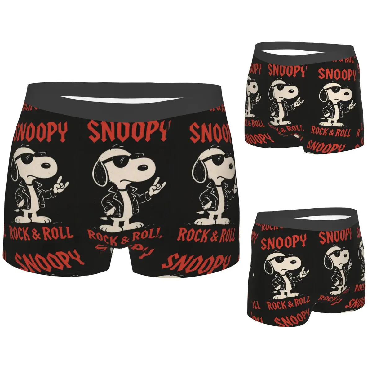 

Трусы-боксеры, шорты, трусы Snoopy Peanuts, мужское дышащее нижнее белье для Homme, мужской подарок бойфренду