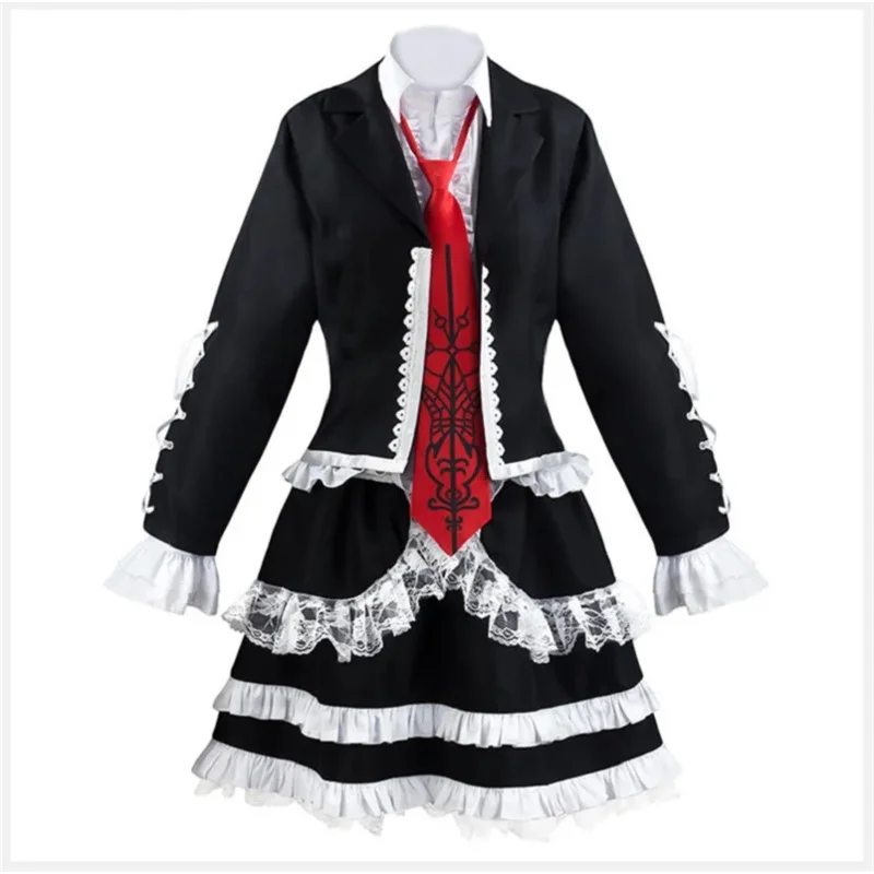 Danganronpa Yashiro taiko przebranie na karnawał kobieta sukienka celesa ludenberg dziewczyna hazardowa Lolita odzież szkolna Zentai jednolity oi351