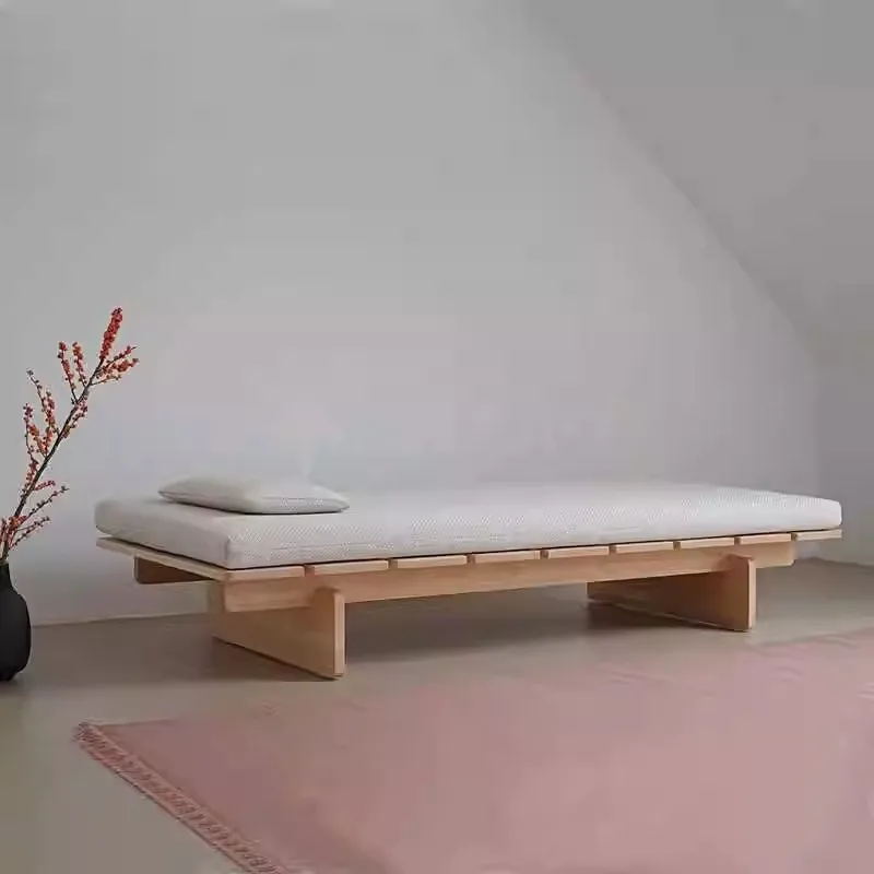 

Nordic minimalist ash wood sofa stool living room bed and breakfast club rest sofa fabric shoe changing stool bedroom bedside