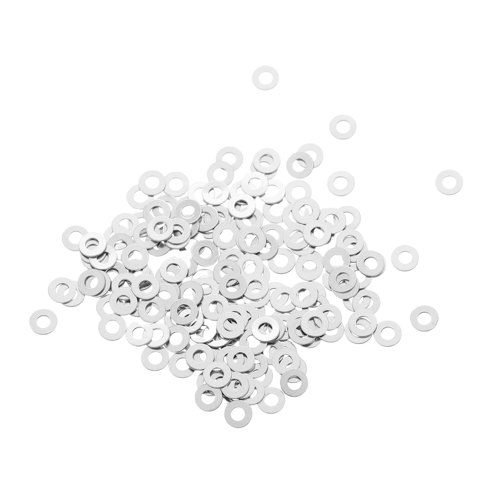 

200Pcs Rimless Glasses Washers Metal Flat Inserts for Eyewear Repair Replacement Frame Spacers Accessories Kit