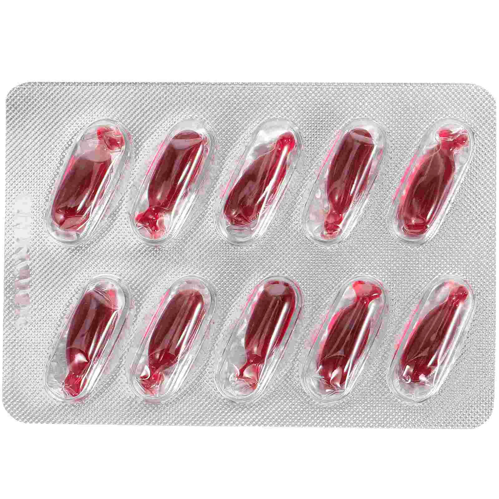 10 Pcs Fake Blood Capsules Halloween Cosplay Artificial Vampire Decor Accessories Decorations Starch Prop Tots Toys