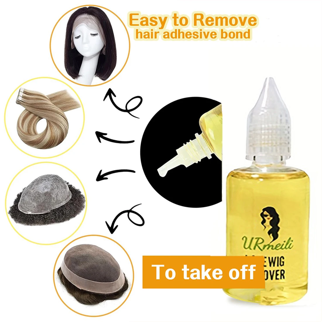4PCS Wig Glue Spray for Front Lace Wig Lace Melting Spray And Lace Bond Spray Wig Glue Spray hair Lace Glue Kit Wig Kit image 5