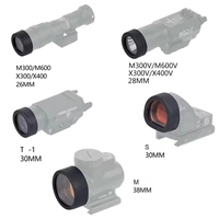 Tactical Rubber Lens Cover Cap Guard Protector For Red Dot Sight SF M300 M600 X300 X400 Weapon Light
