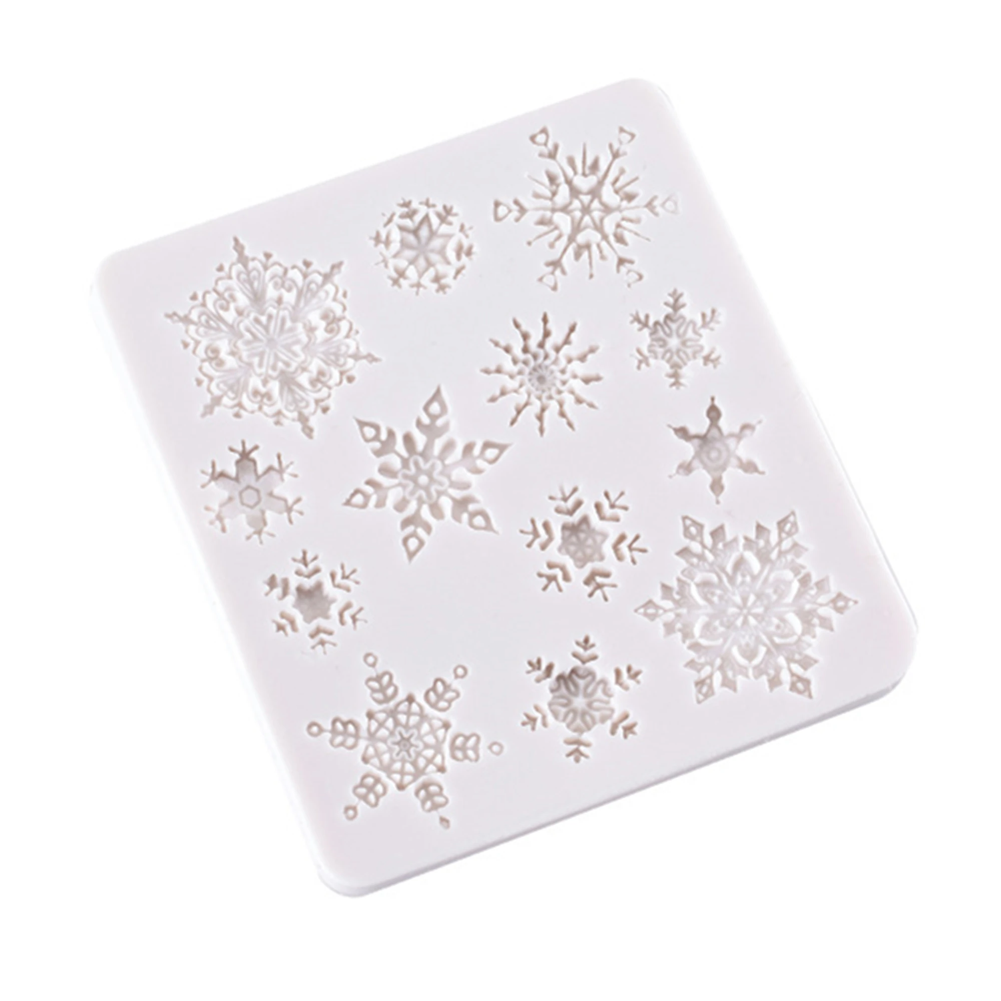 Christmas Snowflake Silicone Mold Cake Molds Fondant Molds Sugar Craft Chocolate Moulds Tools Cake Decorating Baking Accessories