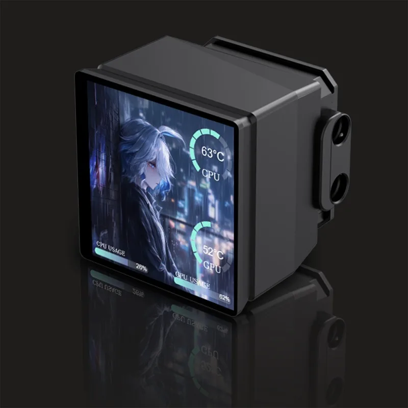 

Water-cooled Radiator ARGB Four-sided Lasagna Mirror 4.0-inch Animation Screen Square 360 Water-cooled