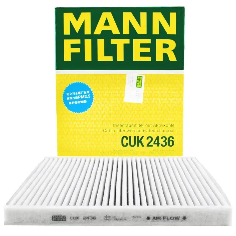 

MANNFILTER CUK2436 Cabin Air Filter For FORD Fiesta 1.6 ST EcoBoost 02.2013- Ecosport 1.0GTDi 1.0T 1.5L 2.0L 1594615 1566997