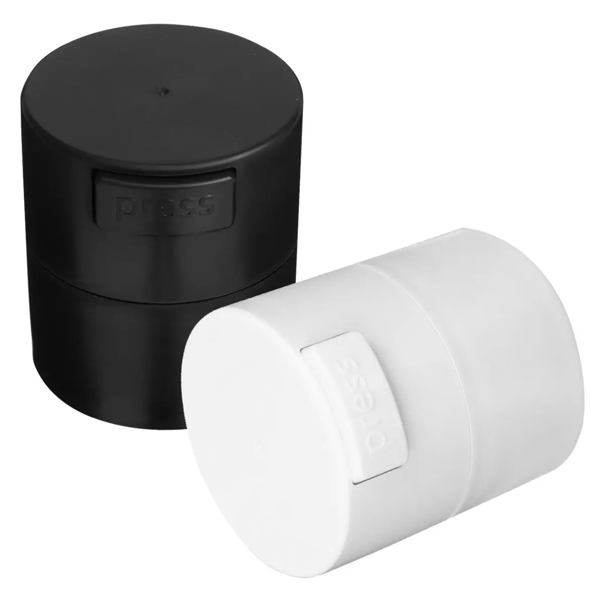 2Pcs Eyelash Glue Storage Jar Heavy Duty Sealed Eyelash Extension Container with Press Seal for Extended Glue Shelf Life