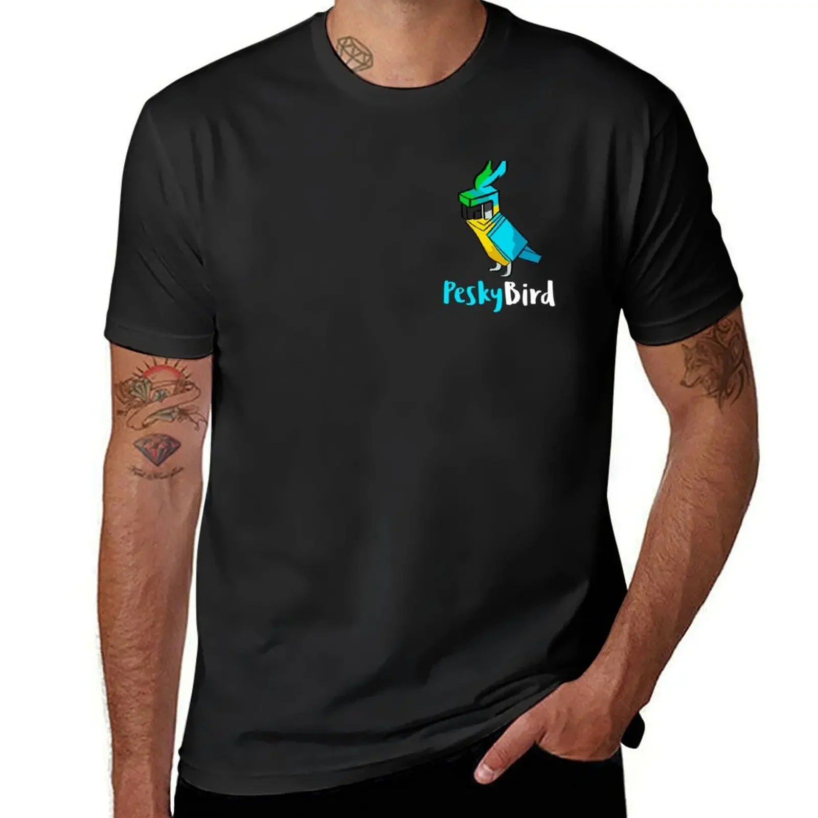 Pesky Bird, pesky bird grian, Gift for kids 2023, Pesky Bird Aqua T-Shirt tees Blouse slim fit t shirts for men