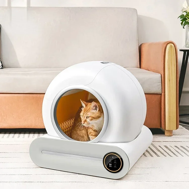 Hot sales Pet Products Supply Automatic App Cat Toilet Cleaning Litter Automatic Box