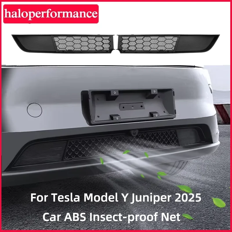 

For Tesla Model Y Juniper 2025 Front Bumper Grill Mesh Air Inlet Vent Cover Grille Guards Protector Anti-insect Net New Model Y