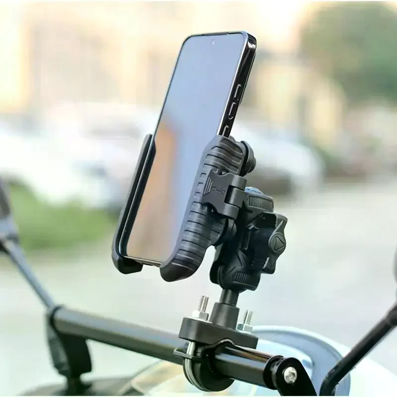 Universal Shockproof Phone Holder For Bike Motorcycle Handlebar Bicycle Mount Bracket For Road Mountain Riding Bike