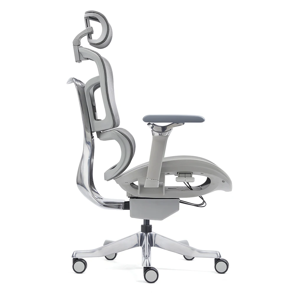 

ZC01 Foshan Factory Wholesale Price Grey Color Full Mesh Gaming Chair Luxury Boss Chair Ergonomic Office Chair