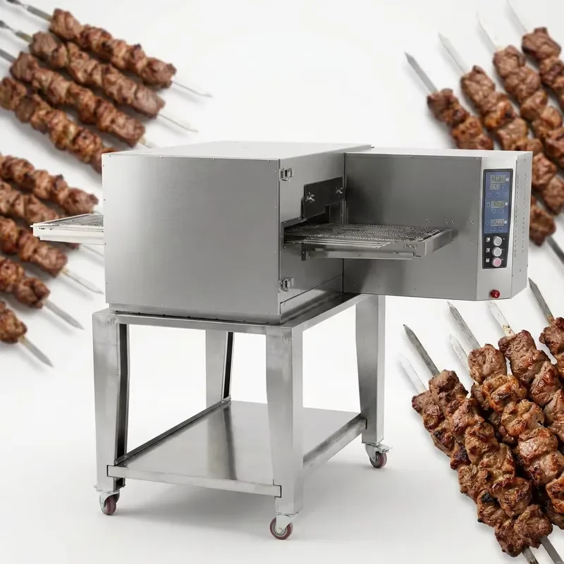 Smart Continuous Oven Energy Saving Mode Memory Function Efficient Baking Equipment for Commercial Kitchen Use Low Power