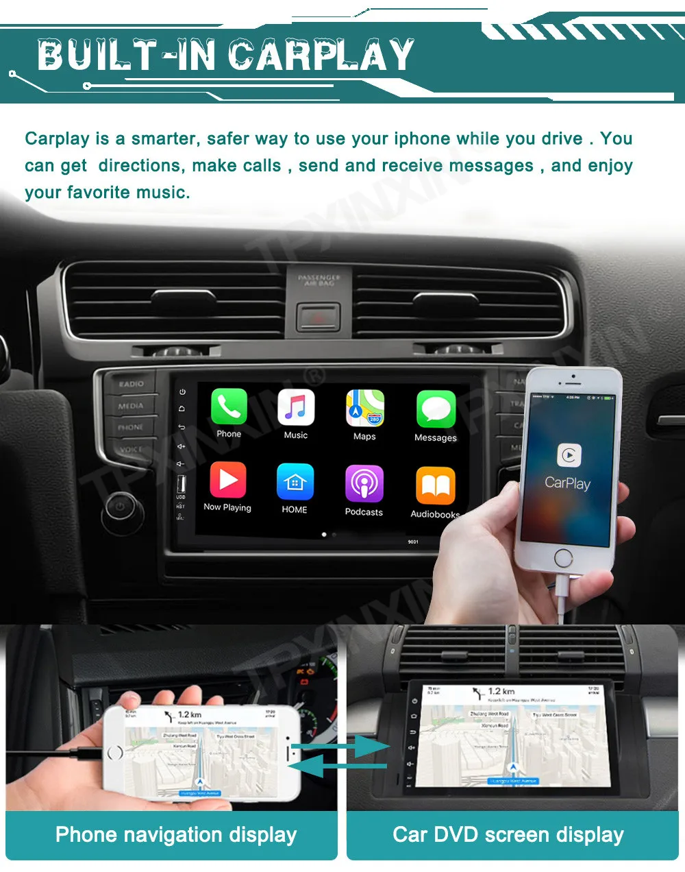 Car Radio For Haima S5 2014-2018 Android 13.0 Car GPS Navigation Multimedia Player Car Radio Head Unit Entertainment Player