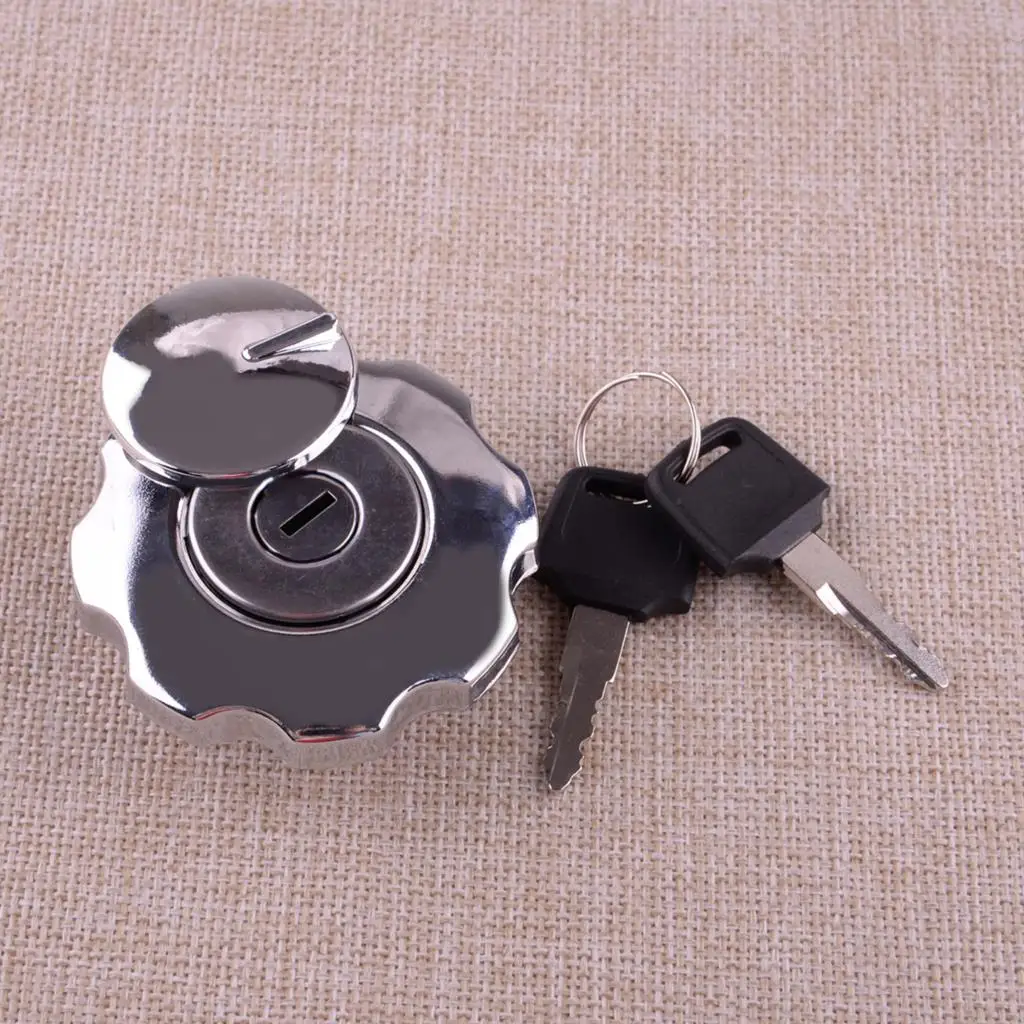 

Universal Fuel Tank Cap Gas Cover Locking With 2 Keys for Motorbike ATV Dirt Bike