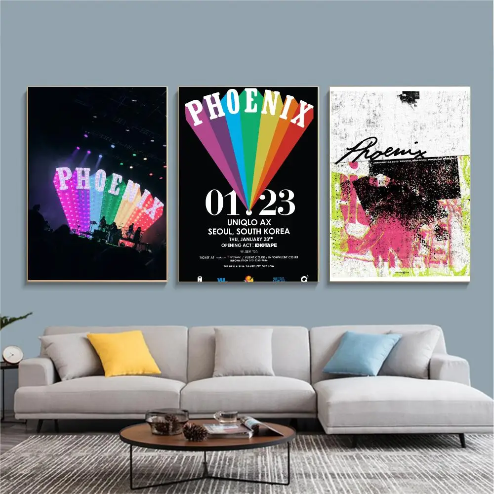 band P-Phoenix-X Painting Calligraphy Nature Inspired Artwork for Living Room  Home Decoration