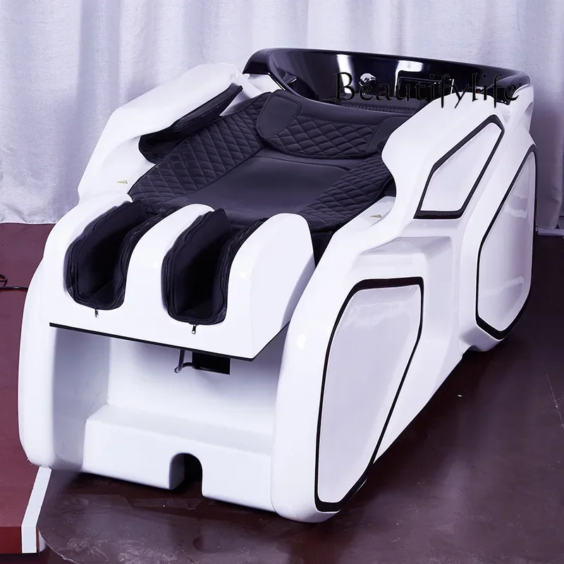 Intelligent electric massage shampoo bed hair salon semi-reclining multi-functional integrated beauty head treatment bed