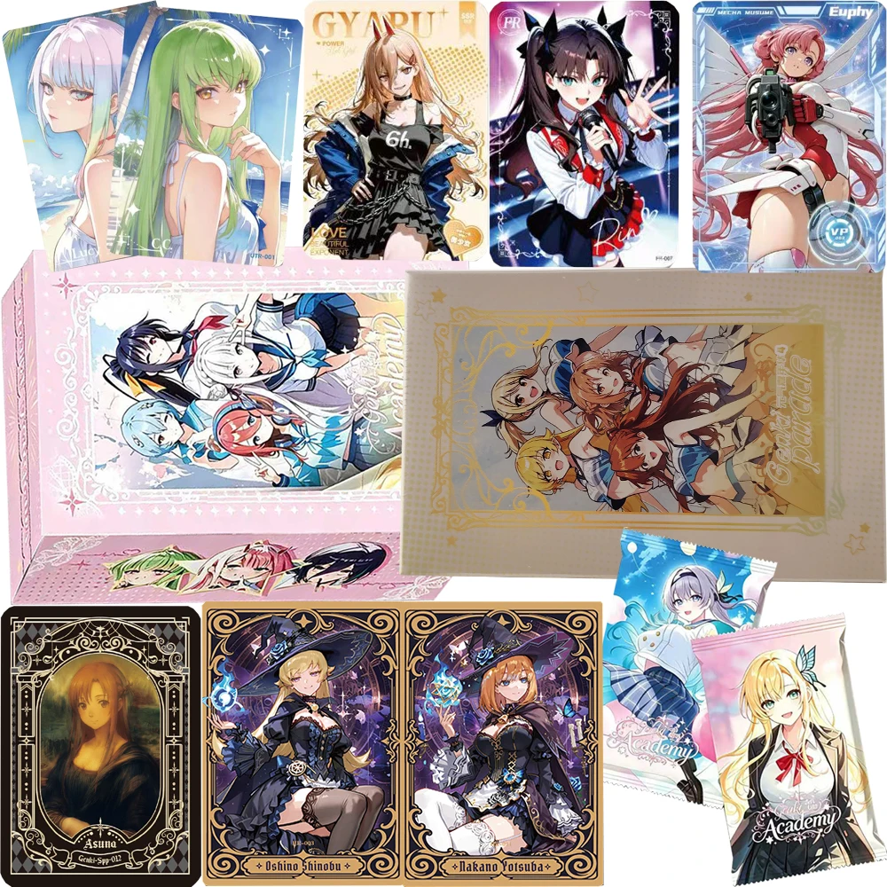 Genki Parade Genki Academy Vol. 5 Collection Cards Christmas Party Gifts Popular Cartoon Characters Premium Exclusive Rare Cards