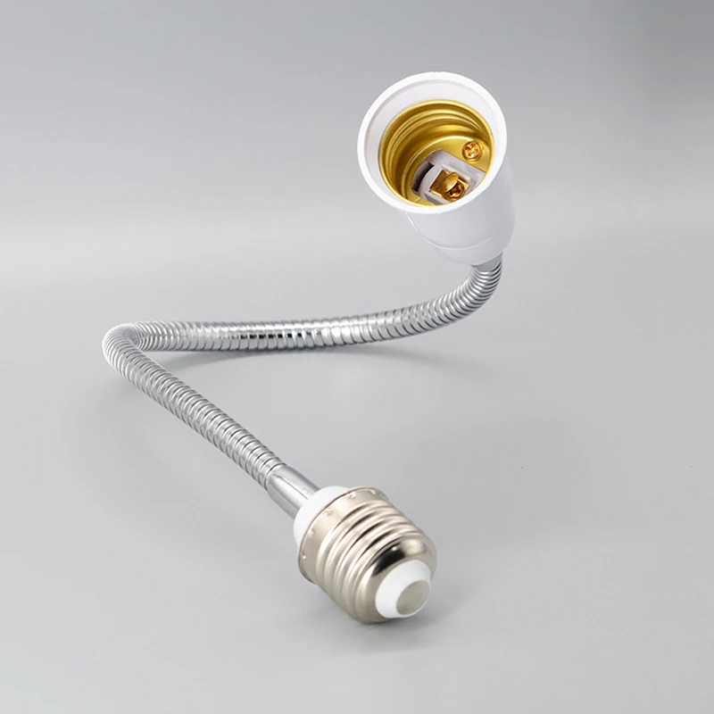 Extensor de Base de lámpara E27 a E27, convertidor de portalámparas de 180mm, E27-E27, adaptador de enchufe de lámpara ignífugo para bombilla