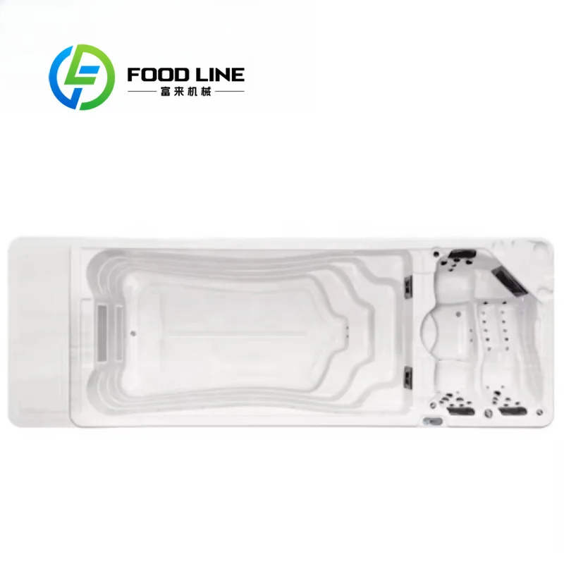 Swim Spa Whirlpool Bathtub Outdoor 6 Person Backyard Acrylic Swimming Machine Heated Ozone for Home Villa High Quality Ozone