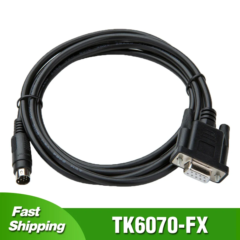 

TK6070-FX Programming Cable for Mitsubishi FX Series PLC Connect Weinview TK6070 Touch Screen TK6070IH/IK/IP-FX Download Line