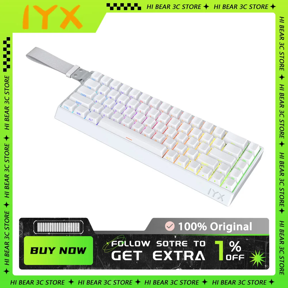 

IYX Mu68 Pro Magnetic Switch Mechanical Keyboard Aluminium Alloy 8000Hz RT0.04mm Gamer Keyboard Customize Gaming Accessories