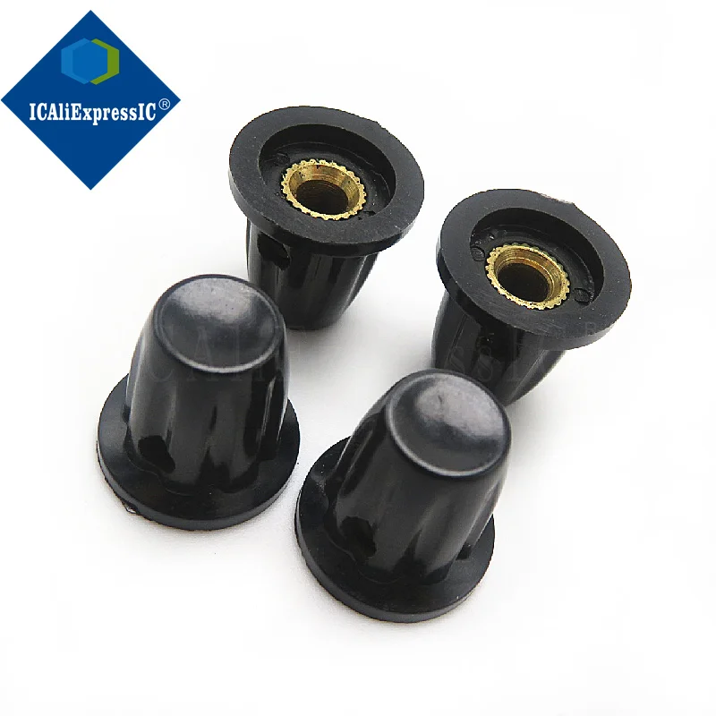 5piece K17-01 bakelite knob WXD3-13 WH5 WXD3-12 Equipotential cap copper core inner hole 4MM