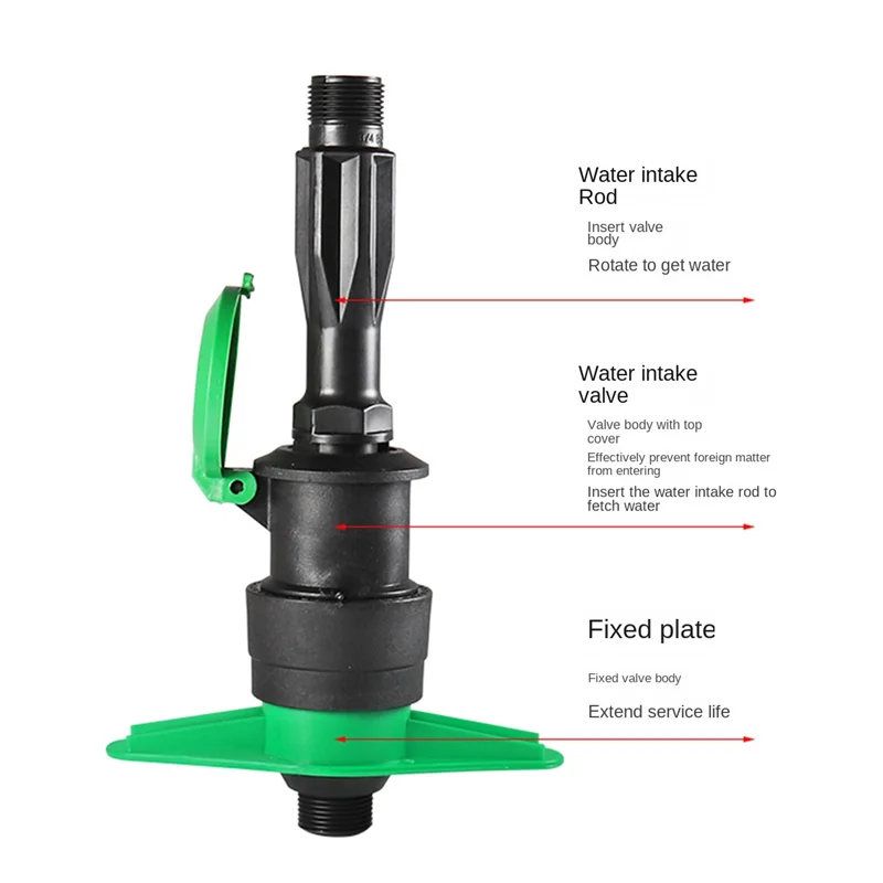 Клапан быстрого впуска воды с внешней резьбой, 3/4 дюйма, DN20, быстрый клапан впуска воды с наружной резьбой