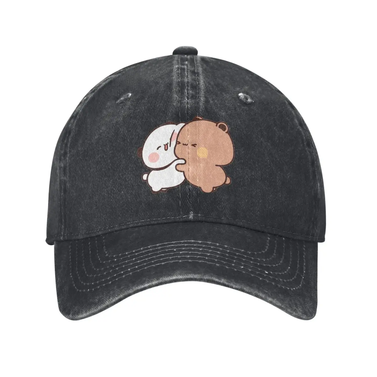 Bear And Panda Bubu Dudu BalloonBaseball Caps Fashion Denim Hats Outdoor Adjustable Casquette Hip Hop Baseball Cowboy Hat