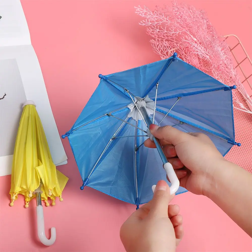 New Style Mini Umbrella Rain Gear Baby Doll Life Journey Dolls Accessory Birthday For Children Gift