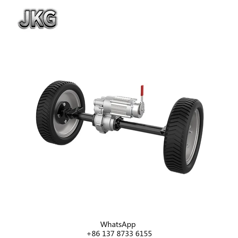 

Brushless DC Motor 24V/48V Electric Tractor Rear Axle With Wheels