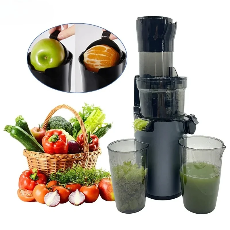 Orange Citrus Fruit Juicer Machine Commercial Electric Cold Press Extractor Slow Juicer