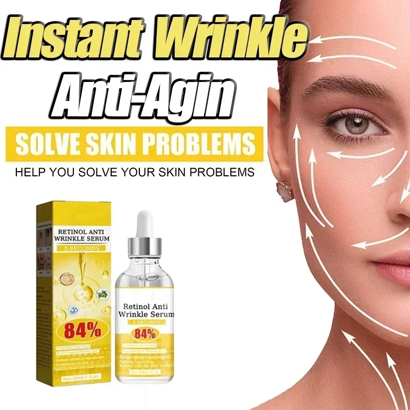 Retinol Anti-Wrinkle Facial Serum Lightening Lines Tightening Improving Dullness Eliminating Wrinkles Moisturizing Skin Care