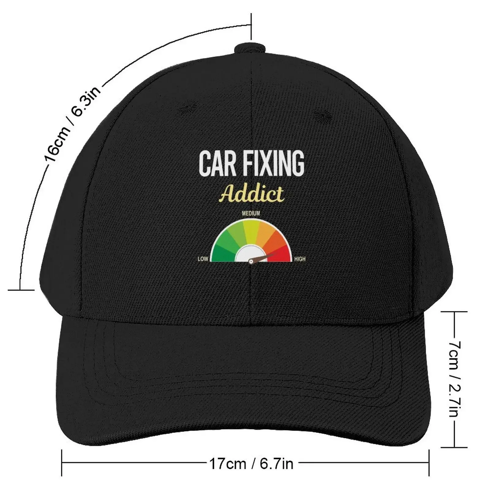 Addict Car Fixing Baseball Cap funny hat Vintage derby hat Hats For Men Women's